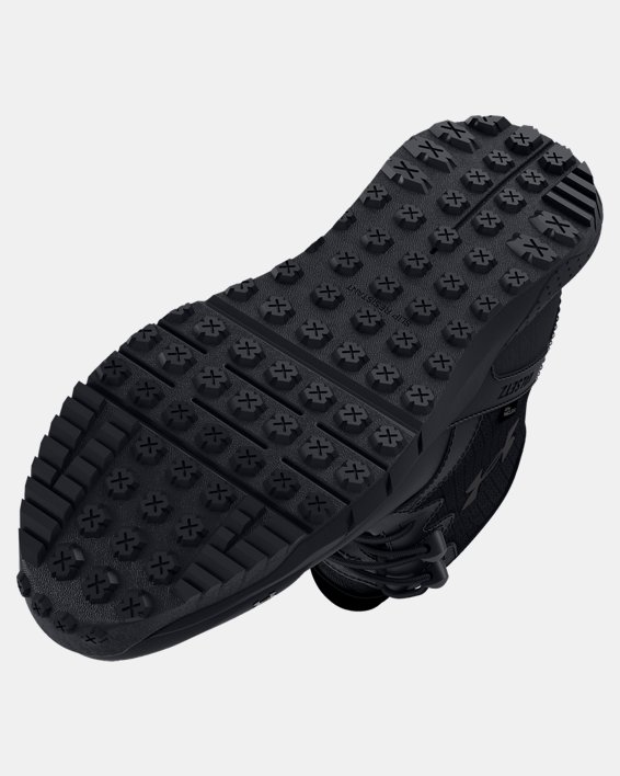 Men's UA Micro G® Valsetz Leather Waterproof Zip Tactical Boots, Black, pdpMainDesktop image number 4